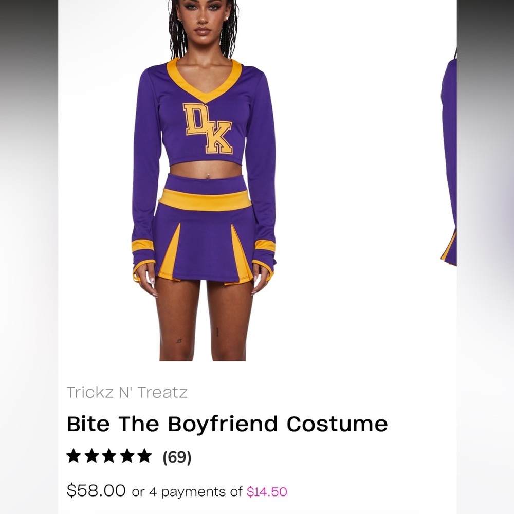 Dolls kill - Jennifer's Body "Bite the Boyfriend" set in Size Small